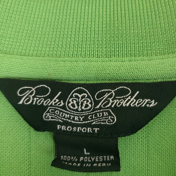 (742) Brooks Brothers Men's Classic Short Sleeve Three Button Polo Shirt,Size: L - Picture 7 of 14